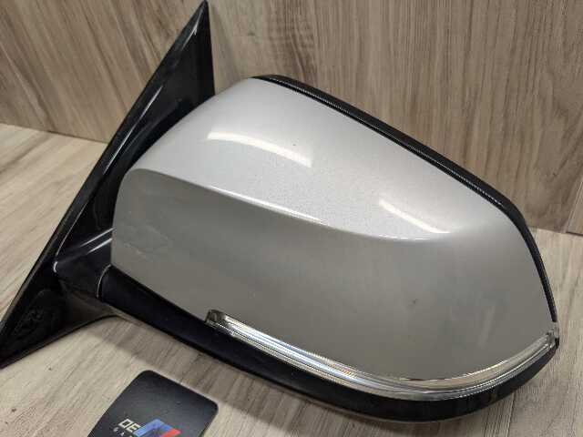14-20 OEM BMW F32 F33 F36 Left Driver Side Mirror Assembly Auto Dim Silver