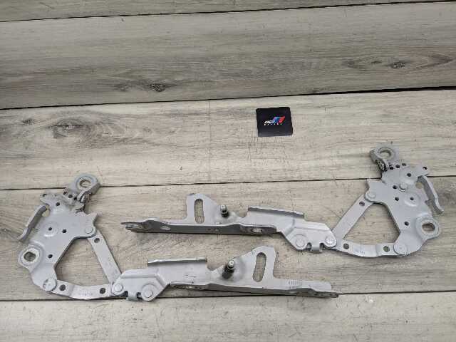 OEM BMW F22 F23 F30 F32 F33 F36 F80 F82 F83 Left Right Hood Hinges PAIR Silver