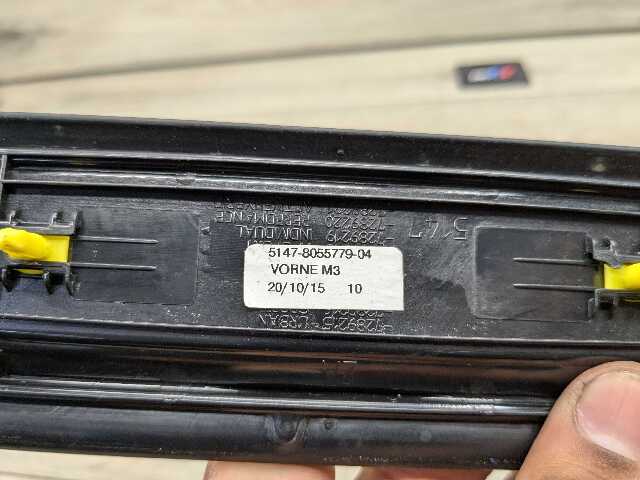 *15-20 OEM BMW F80 M3 Front Left Right Door Sill Cover Trim Entrance Kick Plate