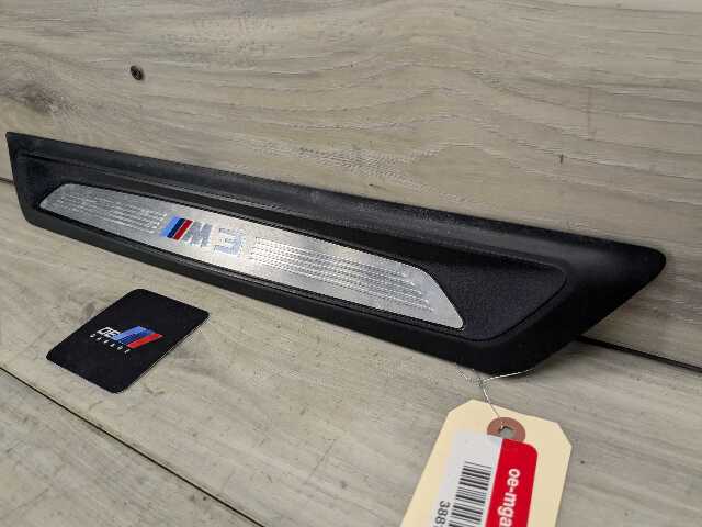 *15-20 OEM BMW F80 M3 Front Left Right Door Sill Cover Trim Entrance Kick Plate