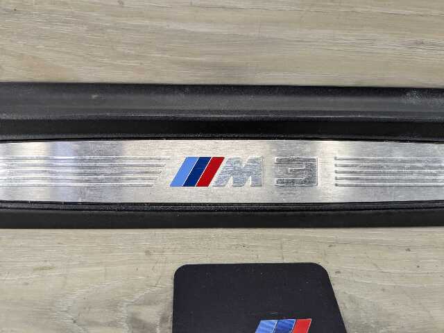 *15-20 OEM BMW F80 M3 Front Left Right Door Sill Cover Trim Entrance Kick Plate