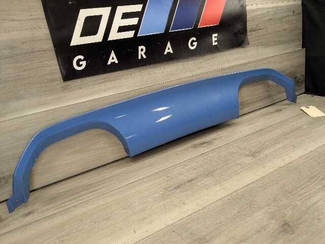 15-20 OEM BMW F80 F82 F83 M3 M4 REAR Bumper Cover Lower Diffuser Blue B68