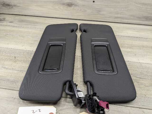 19-25 OEM BMW F95 G05 X5 X5M Interior Left Right Sun Visor Black SET