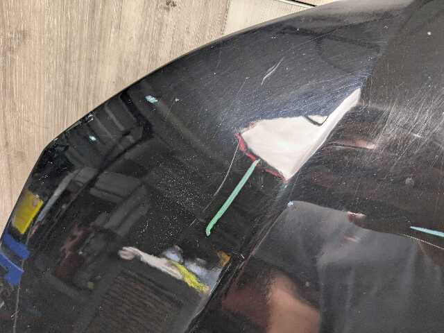 09-11 OEM BMW E90 E91 328 335 Sedan Hood Bonnet Panel Black Schwarz 2 (668)