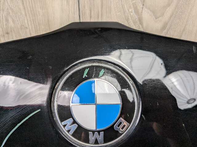 09-11 OEM BMW E90 E91 328 335 Sedan Hood Bonnet Panel Black Schwarz 2 (668)
