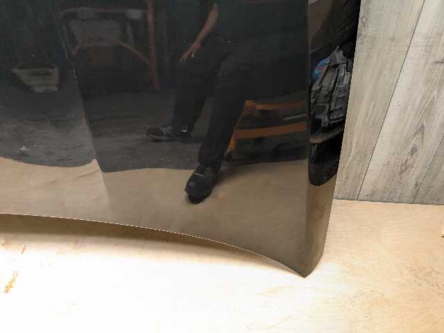 09-11 OEM BMW E90 E91 328 335 Sedan Hood Bonnet Panel Black Schwarz 2 (668)