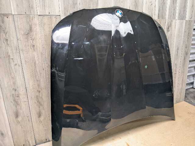 09-11 OEM BMW E90 E91 328 335 Sedan Hood Bonnet Panel Black Schwarz 2 (668)