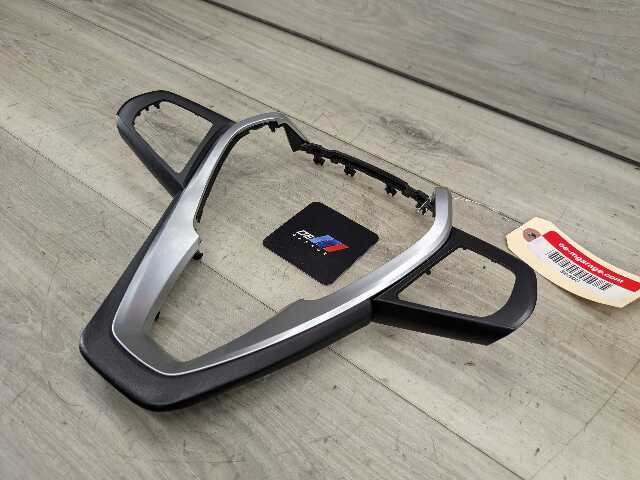 19-25 OEM BMW G05 G06 X5 X6 Steering Wheel Decor Trim Bezel Cover