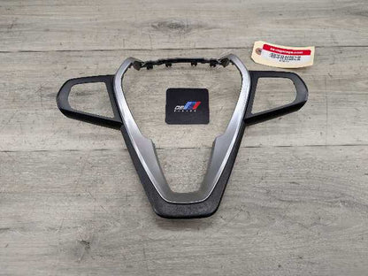 19-25 OEM BMW G05 G06 X5 X6 Steering Wheel Decor Trim Bezel Cover