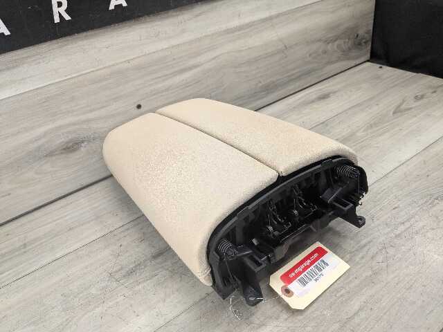 19-23 OEM BMW G05 X5 Center Console Storage Compartment Armrest Leather Coffee