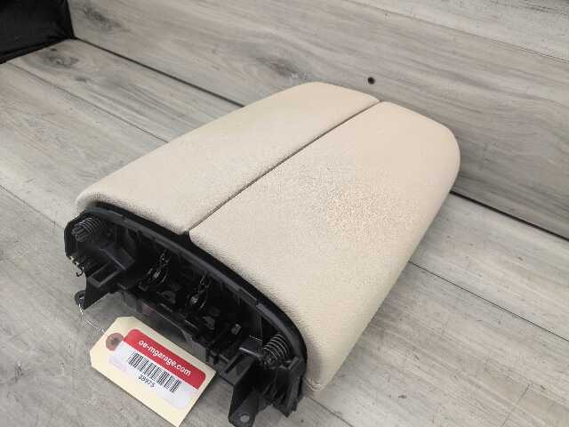 19-23 OEM BMW G05 X5 Center Console Storage Compartment Armrest Leather Coffee