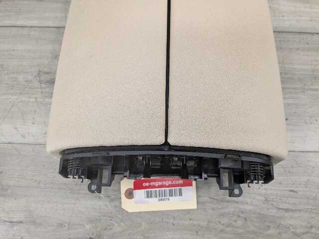 19-23 OEM BMW G05 X5 Center Console Storage Compartment Armrest Leather Coffee