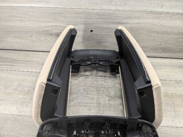 19-23 OEM BMW G05 X5 Center Console Storage Compartment Armrest Leather Coffee