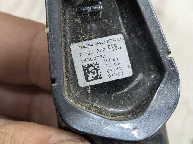 OEM BMW F30 F32 F80 F82 Front Right Passenger Door Handle COMFORT ACCESS Gray
