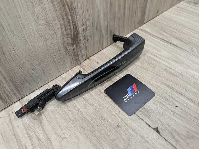 12-18 OEM BMW F30 F32 F36 F82 COMFORT ACCESS Front LEFT Driver Door Handle Gray*