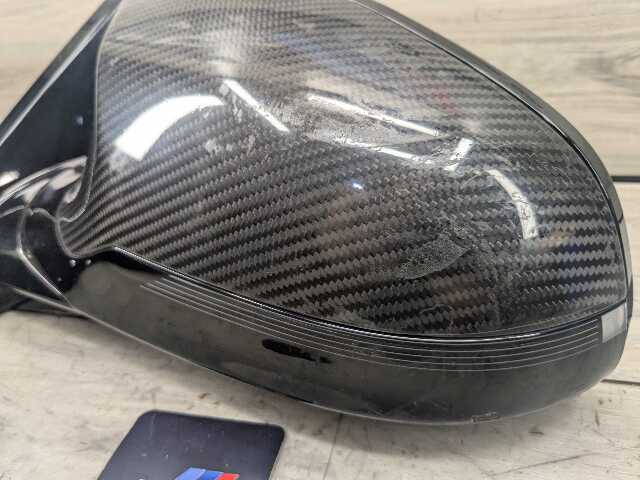 *OEM BMW F32 F33 F82 F83 M4 Left Driver Side Mirror Blind Spot Camera CARBON