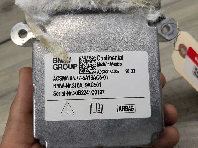 OEM BMW G20 G22 G26 G42 G80 M3 M4 Airbag SRS Restraint Diagnostic Control Module