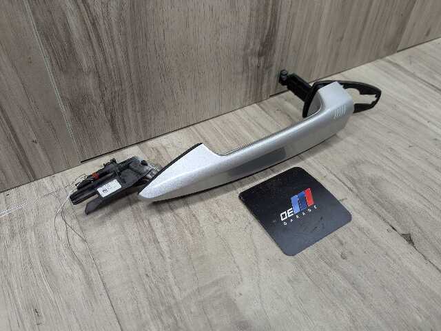 OEM BMW F15 F16 F85 X5 COMFORT ACCESS Front Rear Left Driver Door Handle Silver