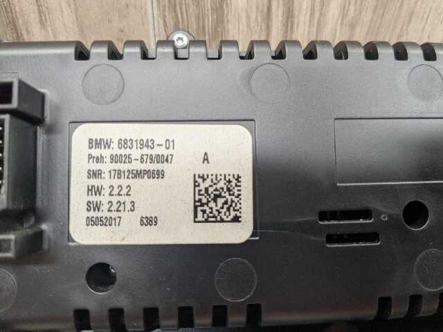 NOTE* 14-19 OEM BMW F15 F16 F85 X5 X6 AC Heater Control Panel Radio Media Switch