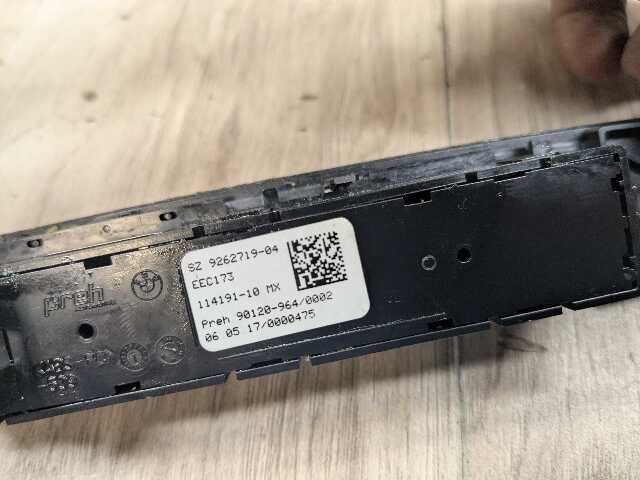 14-19 OEM BMW F15 F16 X5 X6 Center Console Traction Control Multi Switch Module