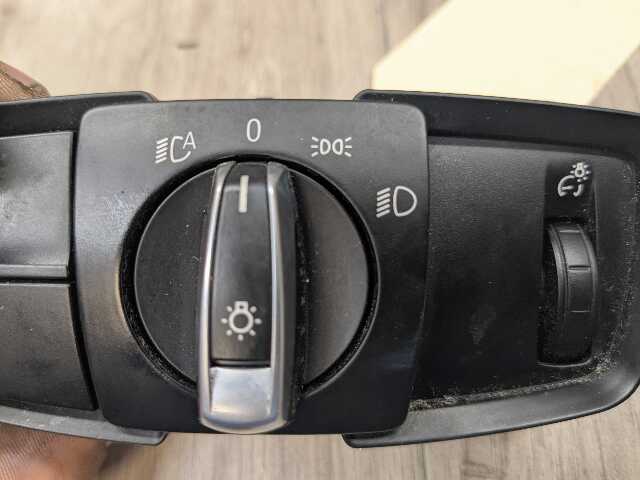 14-19 OEM BMW F15 F16 F85 X5 Headlight Switch Control Panel Light Module BLACK
