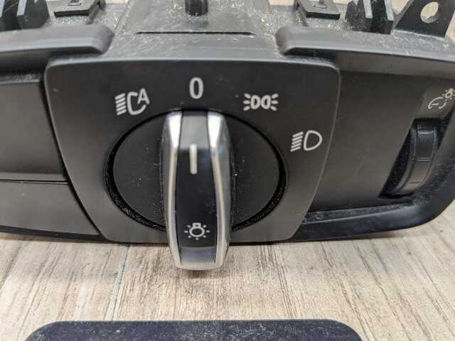 14-19 OEM BMW F15 F16 F85 X5 Headlight Switch Control Panel Light Module BLACK