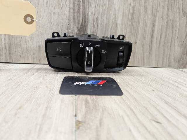 14-19 OEM BMW F15 F16 F85 X5 Headlight Switch Control Panel Light Module BLACK