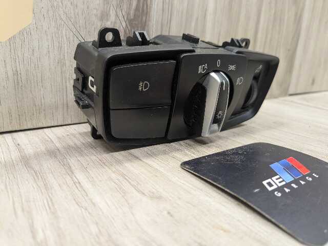 14-19 OEM BMW F15 F16 F85 X5 Headlight Switch Control Panel Light Module BLACK