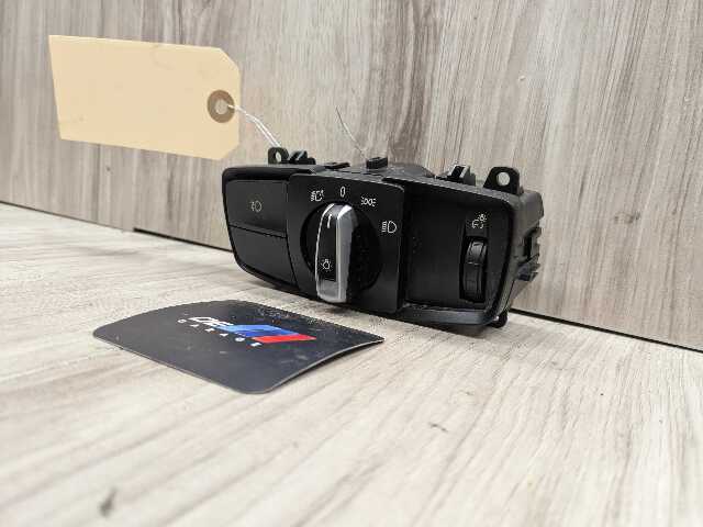 14-19 OEM BMW F15 F16 F85 X5 Headlight Switch Control Panel Light Module BLACK