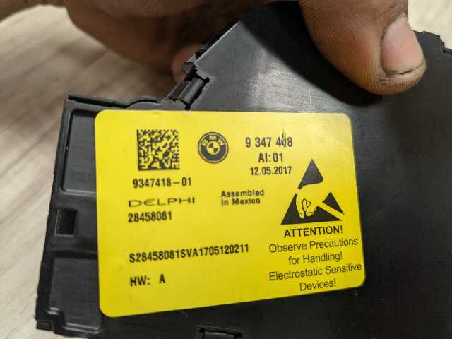 OEM BMW F15 F16 X5 X6 Front Right Passenger Seat Adjust Memory Control Switch