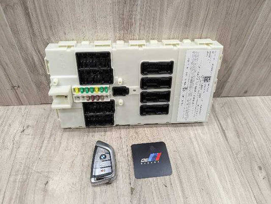 14-19 OEM BMW F15 F16 F85 F86 X5 X6 Body Control Junction Box Module FEM + Key