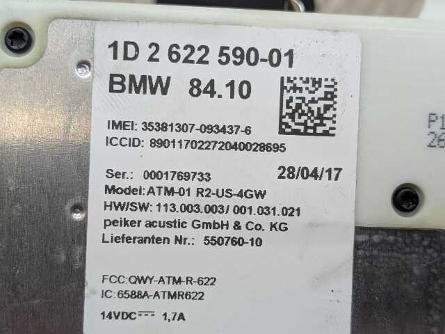 16-25 OEM BMW F15 F30 F36 F48 G01 G05 G12 G20 G30 Telematics Control Unit Module