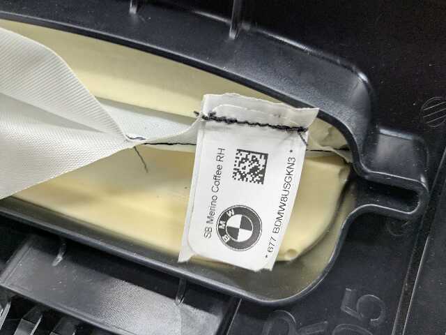 19-23 OEM BMW G05 X5 REAR Right Passenger Seat Bolster SRS Airbag Air Bag COFFEE