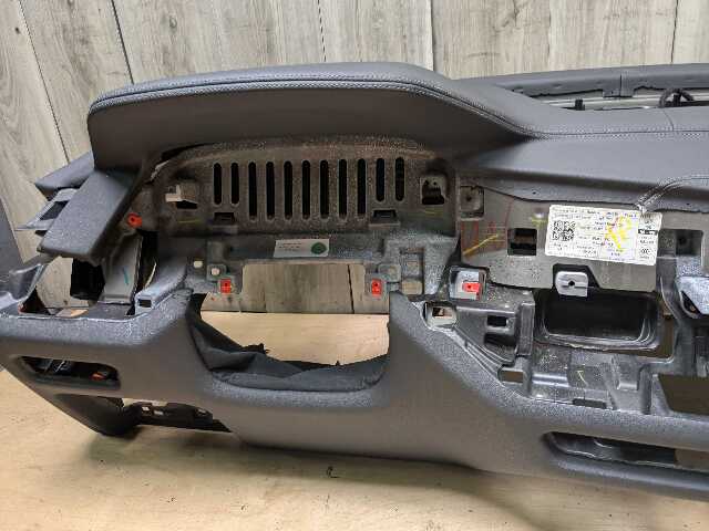 *19-23 OEM BMW G05 G07 X5 LEATHER Dashboard Cover Trim Panel BLACK/BLACK w HUD