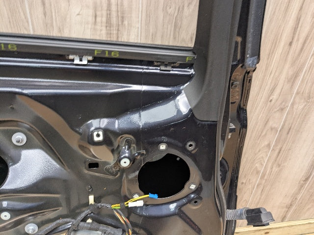 15-19 OEM BMW F16 X6 F86 X6M Rear Left Driver Door Shell Panel Black 416