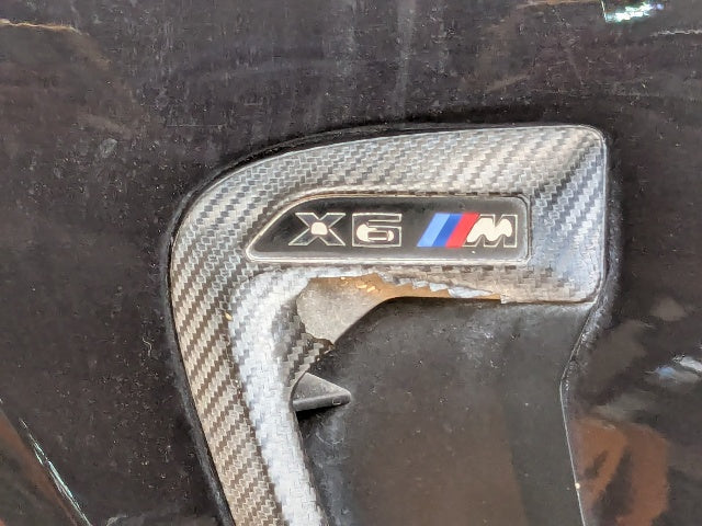 15-18 OEM BMW F86 X6M Front Left Driver Side Fender Panel Black 416