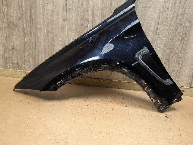 15-18 OEM BMW F86 X6M Front Left Driver Side Fender Panel Black 416