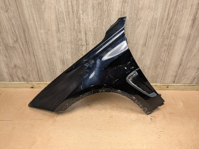 15-18 OEM BMW F86 X6M Front Left Driver Side Fender Panel Black 416