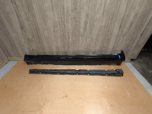 15-18 OEM BMW F86 X6M Left Driver Side Skirt Rocker Panel Molding w/ Bracket