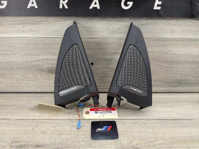 19-25 OEM BMW F95 G05 X5 Front Left Right Side HARMAN Door Speaker Tweeter PAIR