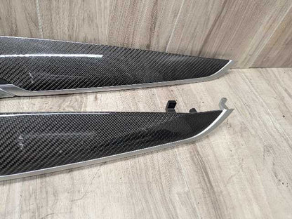OEM BMW F16 F86 X6 X6M Front Rear Left Right Door Panel Card Trim CARBON FIBER