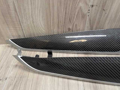 OEM BMW F16 F86 X6 X6M Front Rear Left Right Door Panel Card Trim CARBON FIBER