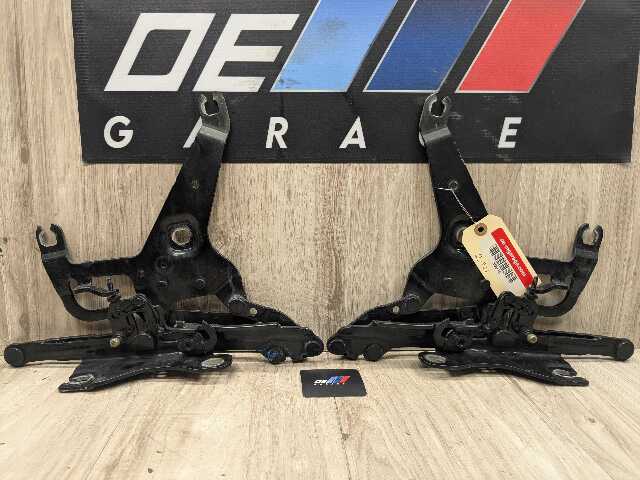 OEM BMW F15 F16 F85 X5 X6 Left Right Hood Hinge Support Bracket Brace SET