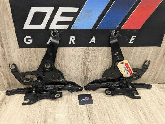 OEM BMW F15 F16 F85 X5 X6 Left Right Hood Hinge Support Bracket Brace SET