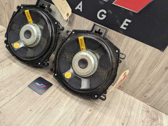 12-19 OEM BMW F16 F26 X4 X6 Left Right Side Sub Subwoofer Audio Speaker SET HIFI
