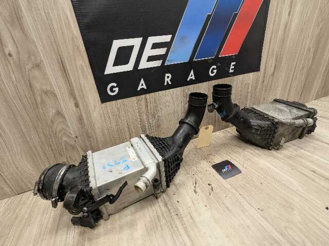 15-18 OEM BMW F85 F86 X5M X6M Engine S63R Left Right Twin Turbo Intercooler 97k