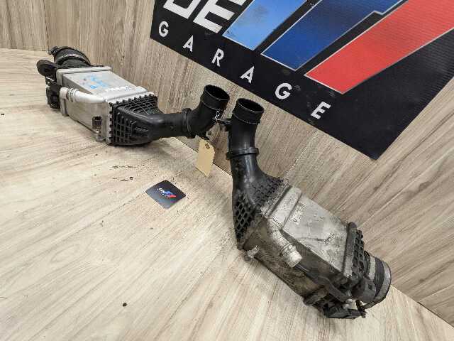 15-18 OEM BMW F85 F86 X5M X6M Engine S63R Left Right Twin Turbo Intercooler 97k