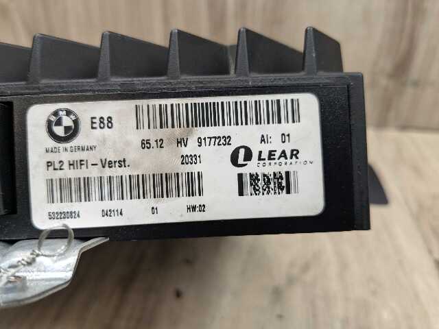 08-13 OEM BMW E88 128 135 PL2 HiFi LEAR Sound System Radio AMP Amplifier