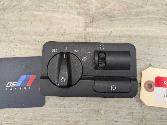 01-06 OEM BMW E46 325 330 M3 Headlight Switch Control Panel Light Module BLACK