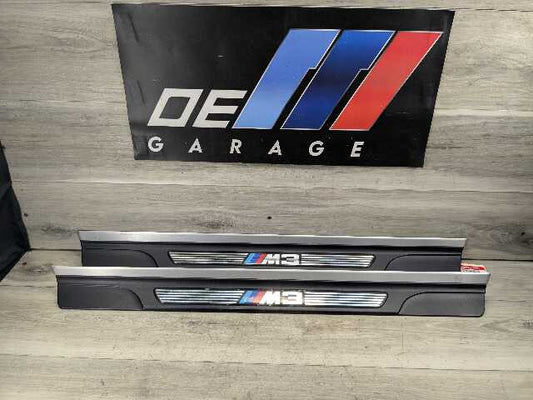 *01-06 OEM BMW E46 M3 Convertible Coupe Left Right Door Sills Cover Trim Pair